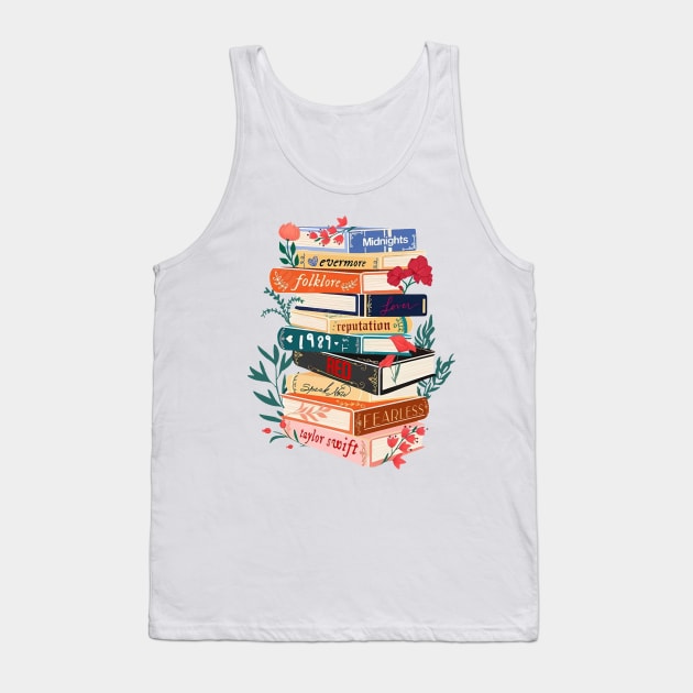 Taylor's Books Tank Top by Arch City Tees